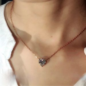 Heart Cubic Zirconia Necklace